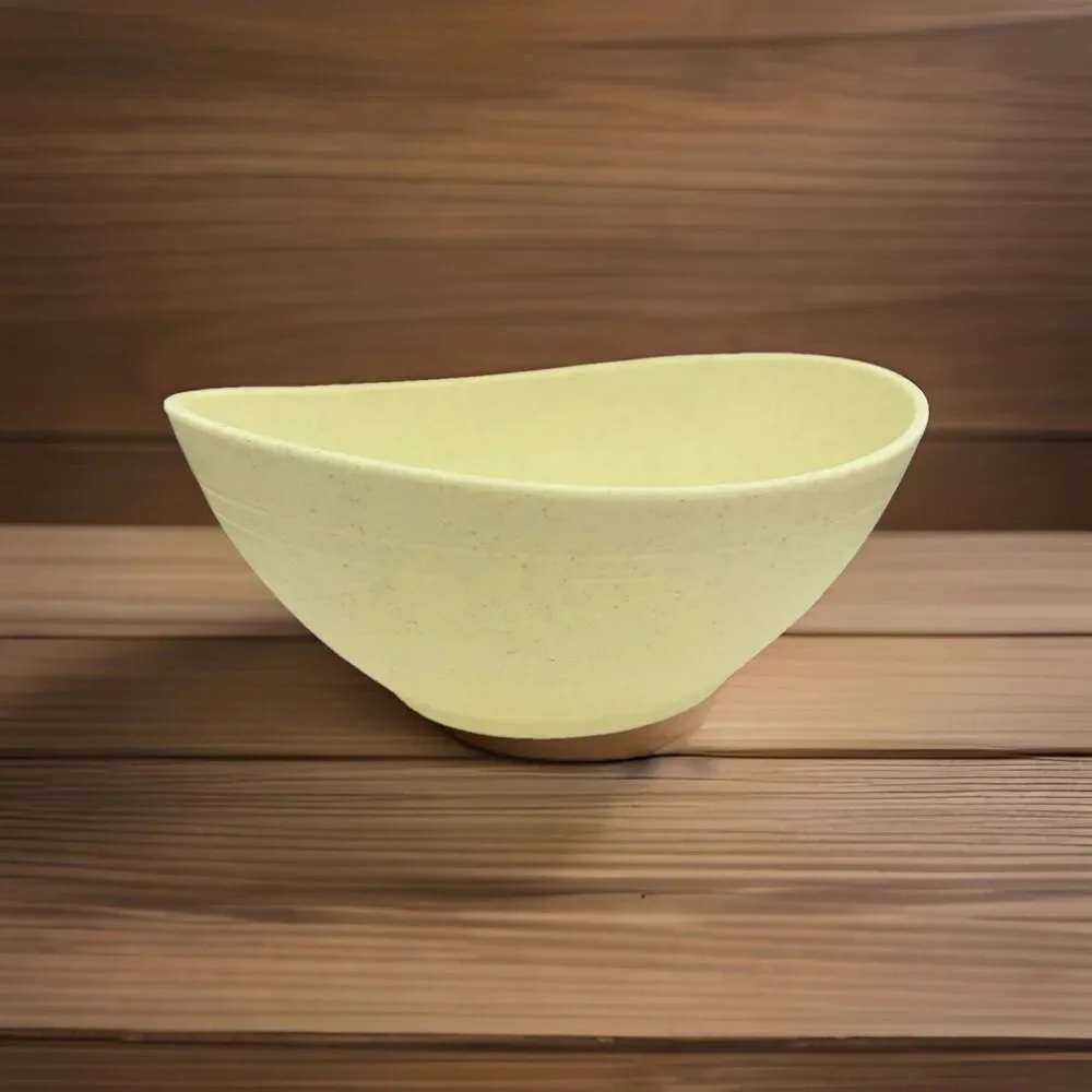 Homienly 26 oz Wheat Straw Bowls Mondrian Style Set of 4 Mixed Colors